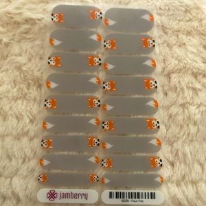 FULL SHEET-Jamberry 'Faux Fox' nail wrap